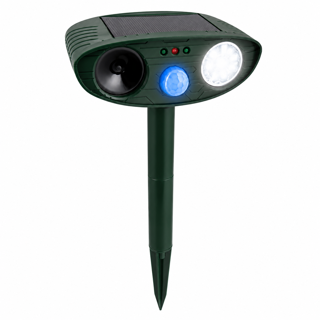Solar Animal Protection for Garden and Yard – Ultrasonic Animal Repellent with Motion Sensor