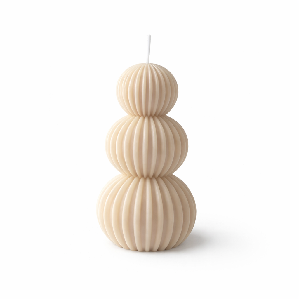 Dekorativ duftlys i golfbold design til indendørs brug