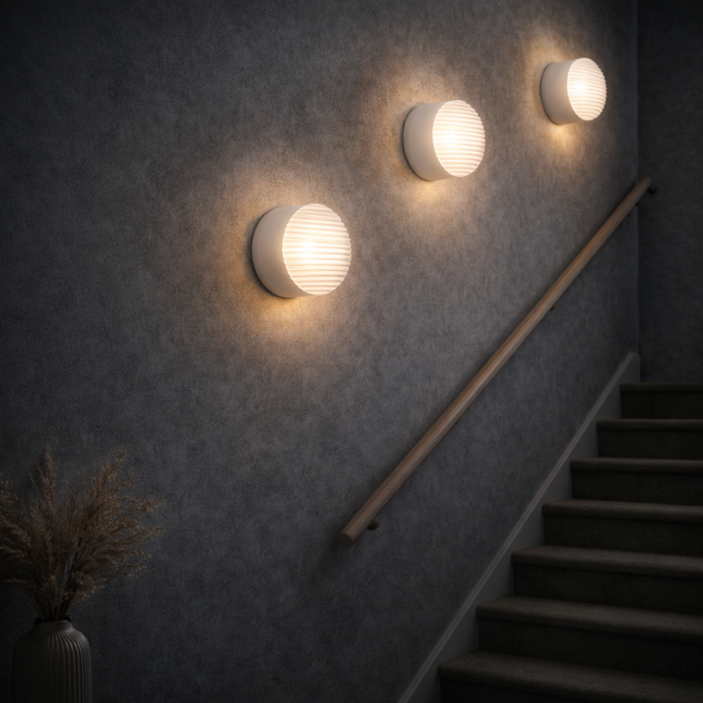 Væglampe med Blød Lysfordeling til Indendørs Brug