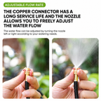 Efficient Plant Watering for Pots and Garden Beds – Drip Irrigation System with Copper Nozzles (15 m)