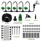 Efficient Plant Watering for Pots and Garden Beds – Drip Irrigation System with Copper Nozzles (15 m)