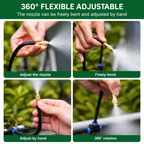 Efficient Plant Watering for Pots and Garden Beds – Drip Irrigation System with Copper Nozzles (15 m)