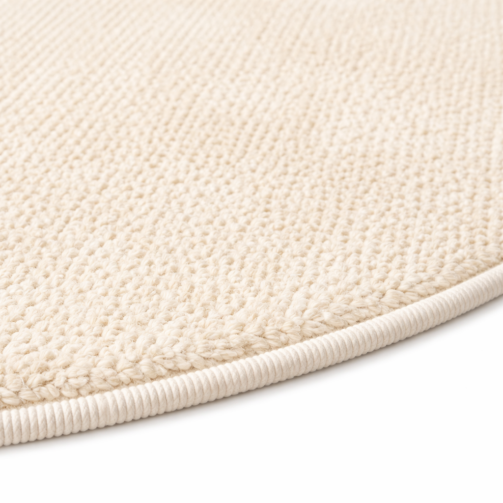 Round non-slip rug for indoor use