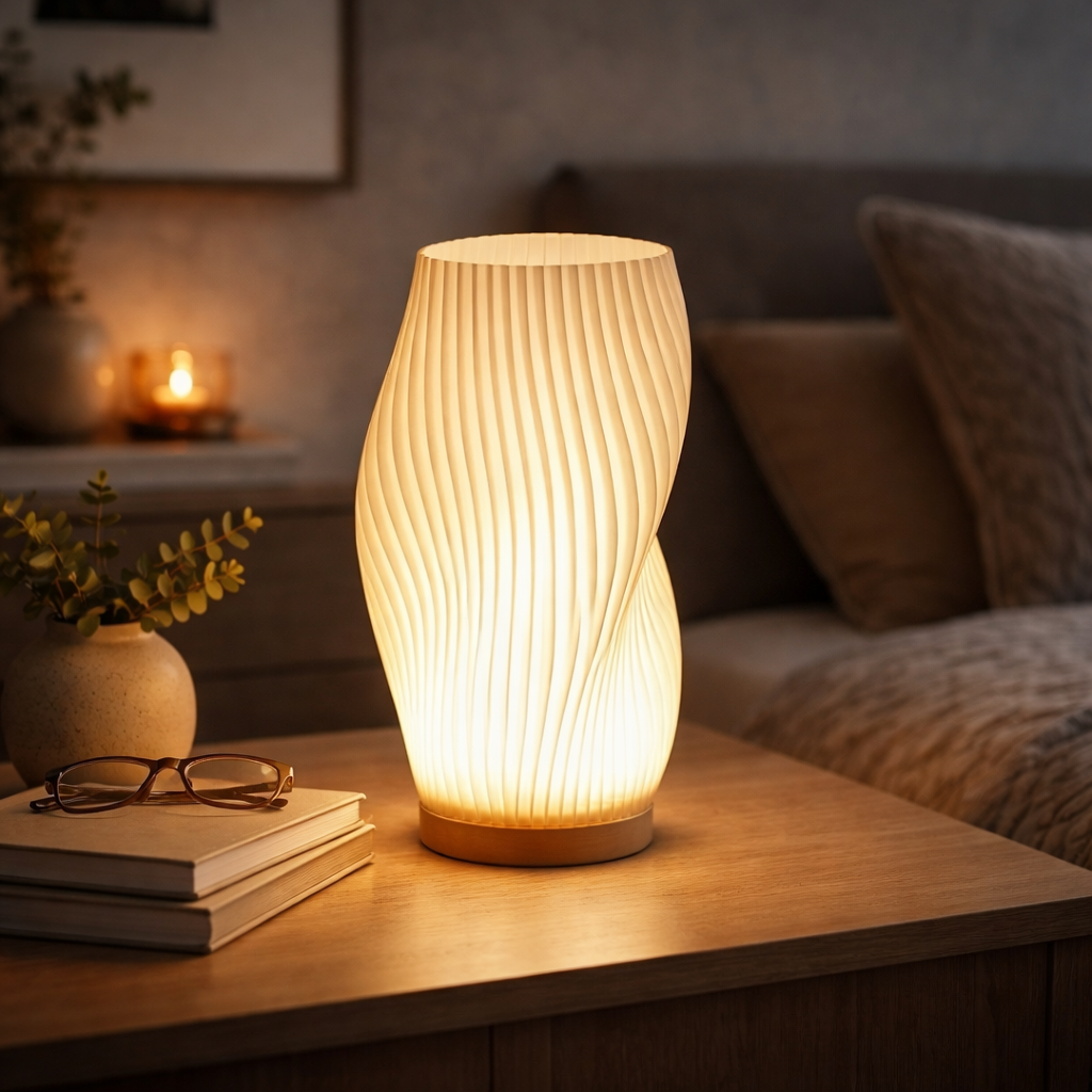 Bordlampe med Afbalancerede Proportioner til Indendørs Brug