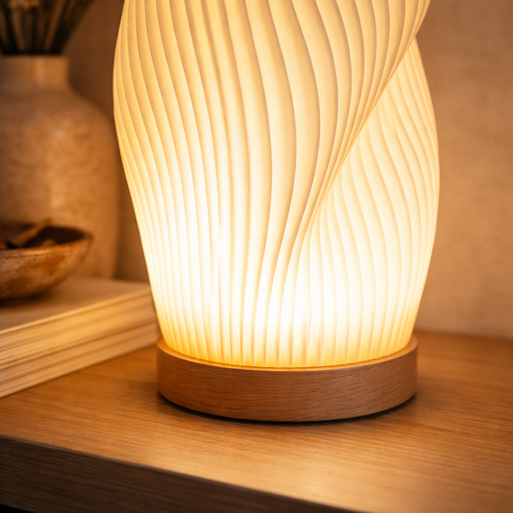 Bordlampe med Afbalancerede Proportioner til Indendørs Brug