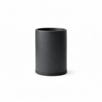 Ceramic flower pot with saucer for indoor use