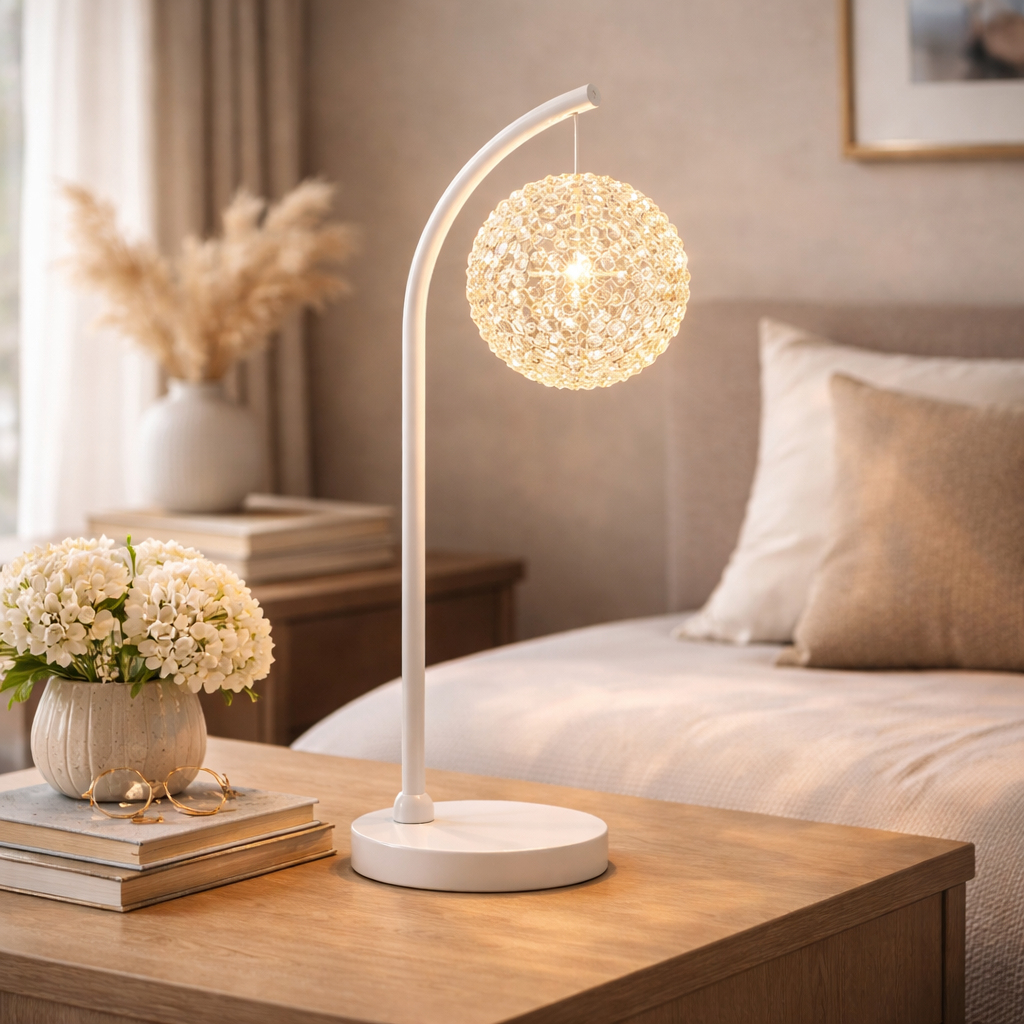 Bordlampe med Kompakt Udformning til Indendørs Brug