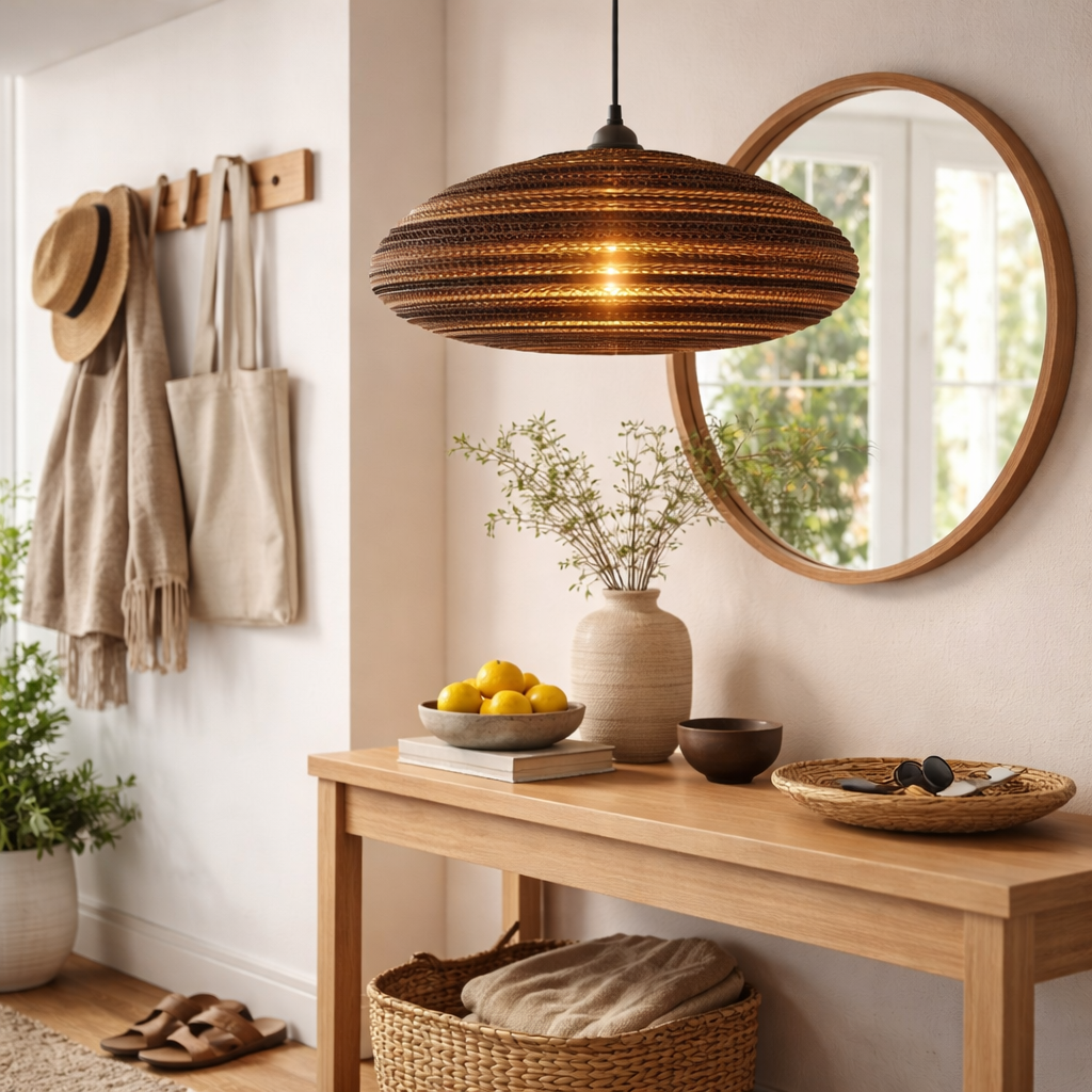 Pendellampe med Enkel Lagstruktur til Indendørs Brug