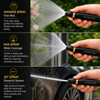 Powerful Outdoor Cleaning for Garden and Patio – High-Pressure Cleaner Attachment for Garden Hose