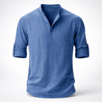 Light henley t-shirt for summer and leisure – T-shirt for men