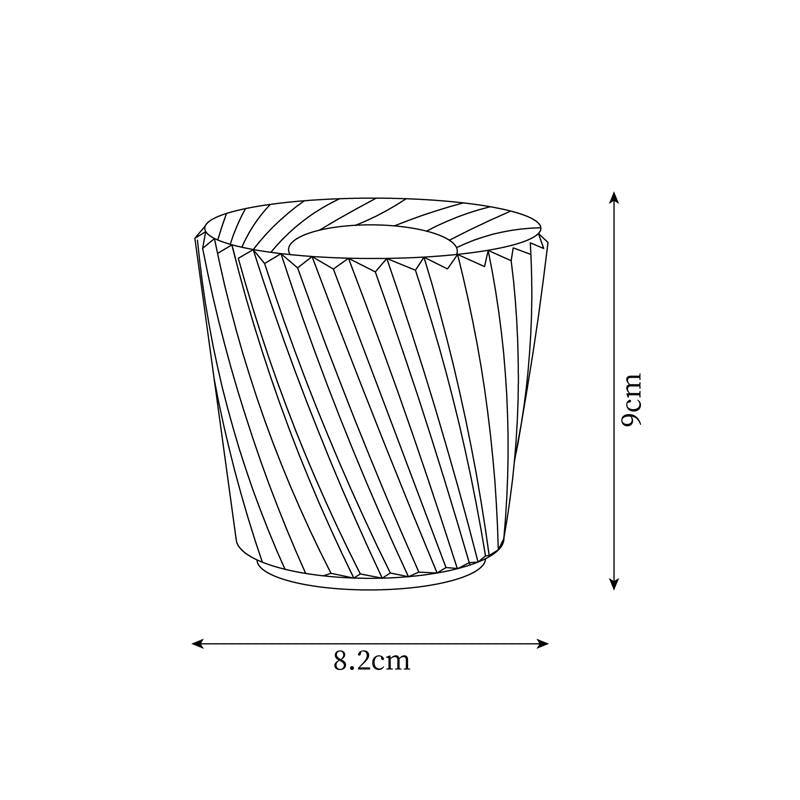 Bordlampe med Krystalstruktur til Indendørs Brug