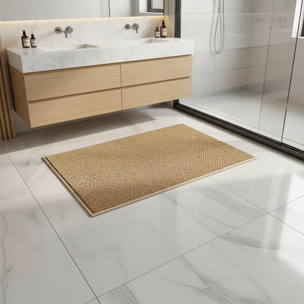 Absorbent doormat for indoor use
