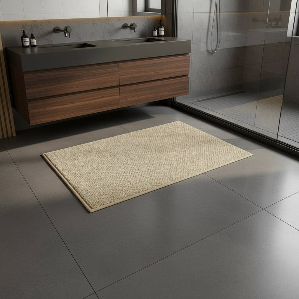 Absorbent doormat for indoor use
