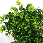 Artificial hanging eucalyptus plant for indoor use