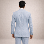 Light and breathable outfit for weddings and the beach – 2-piece linen suit for men