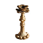 Elegant lighting for living room and dining table – Metal candlestick with gold finish