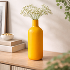 Elegant home decoration for living room and hallway – Ceramic vase with narrow opening