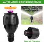 Even Lawn Watering for Large Garden Areas – 360° Lawn Sprinkler with Tripod