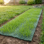Easy Lawn Repair for Patchy Grass – Organic Grass Seed Mat Double Pack