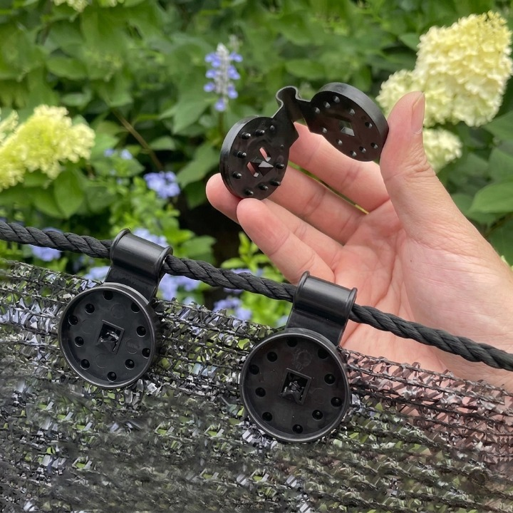 Secure Plant Support for Garden Netting – Weatherproof Garden Net Clips (50 Pack)