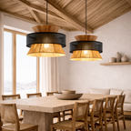 Natural ceiling lighting for calm rooms – Pendant lamp in wabi sabi style