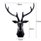 Deer head figure for indoor use