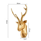 Deer head figure for indoor use