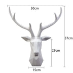 Deer head figure for indoor use