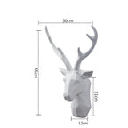 Deer head figure for indoor use