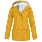 Water- and windproof jacket for outdoor use – Lined jacket for women