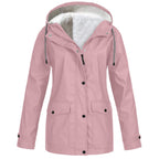 Water- and windproof jacket for outdoor use – Lined jacket for women