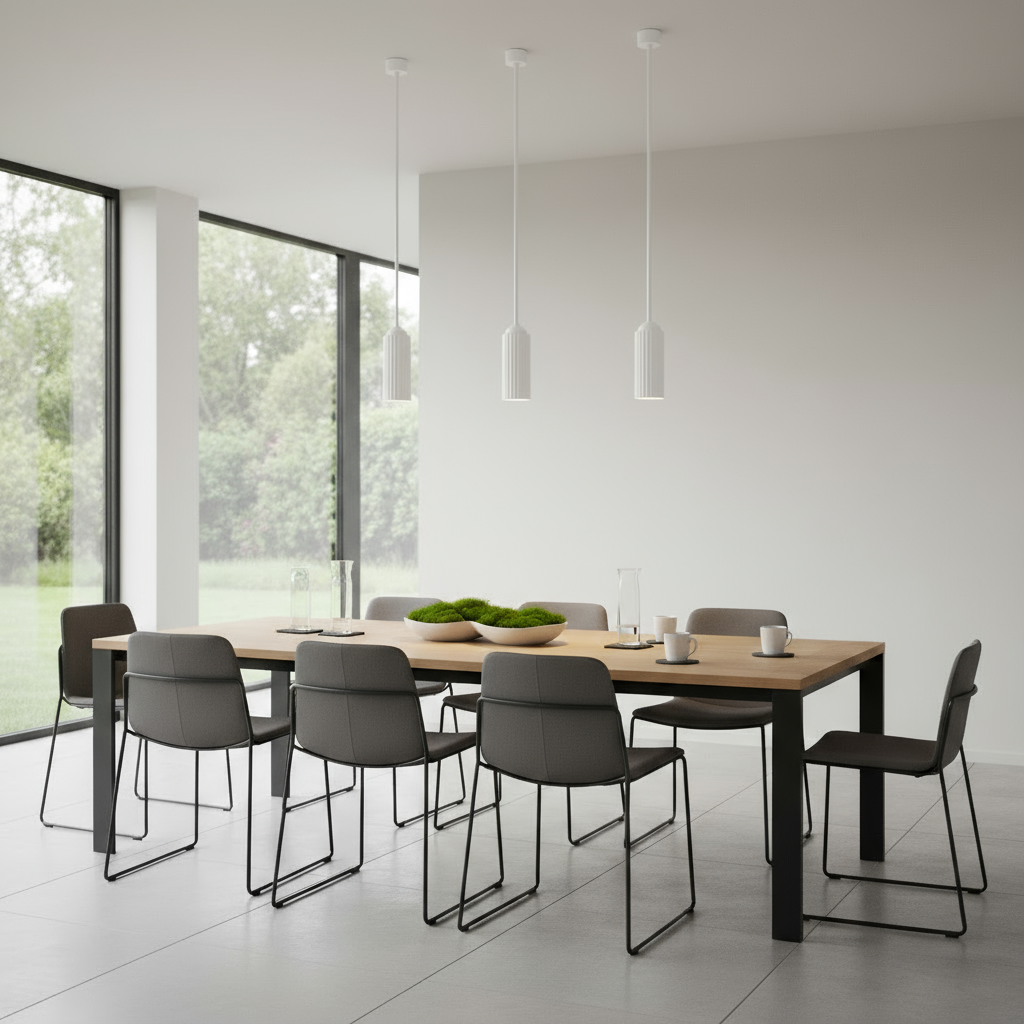 Skandinavisk LED Pendellampe med Materialer i Høj Kvalitet og Nem Montering