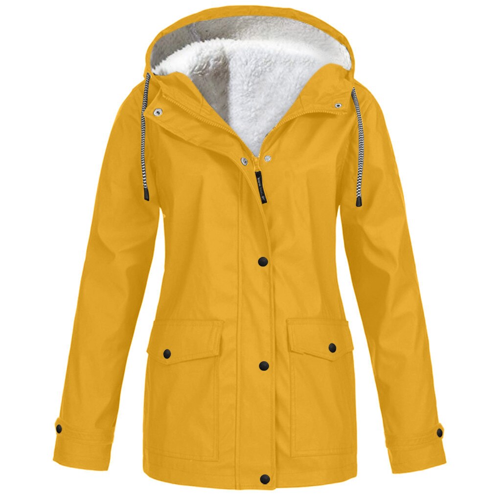 Water- and windproof jacket for outdoor use – Lined jacket for women