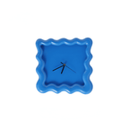Wall clock shaped like a cookie for indoor use