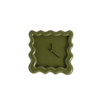 Wall clock shaped like a cookie for indoor use
