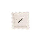 Wall clock shaped like a cookie for indoor use