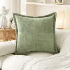 Solid color cushion cover for indoor use
