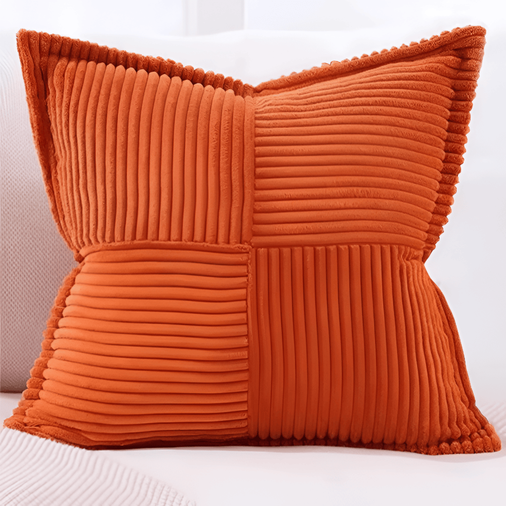 Solid color cushion cover for indoor use