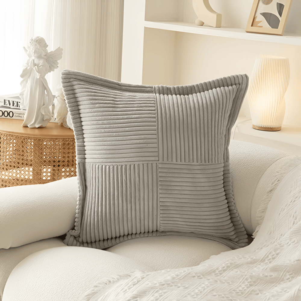 Solid color cushion cover for indoor use