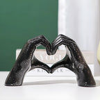 Decorative figure with hands in heart shape – figure for table and decoration in several variants