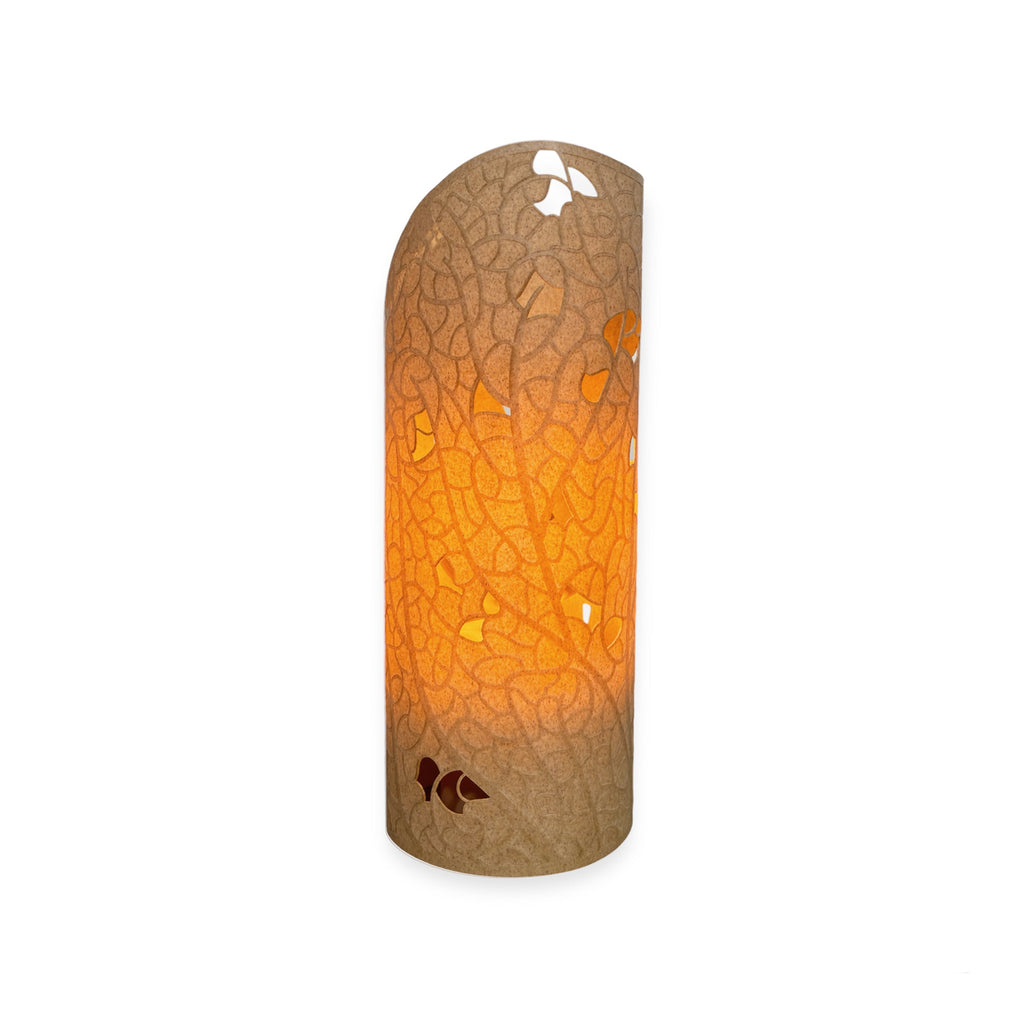 Decorative table lighting for living room and bedroom – Table lamp with leaf-shaped design