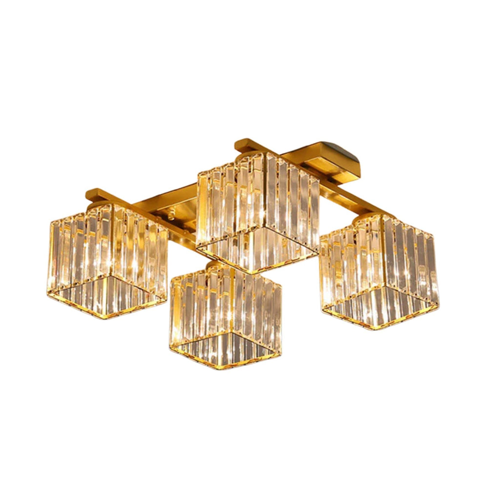 Plafondlampe med Krystalstruktur til Indendørs Brug