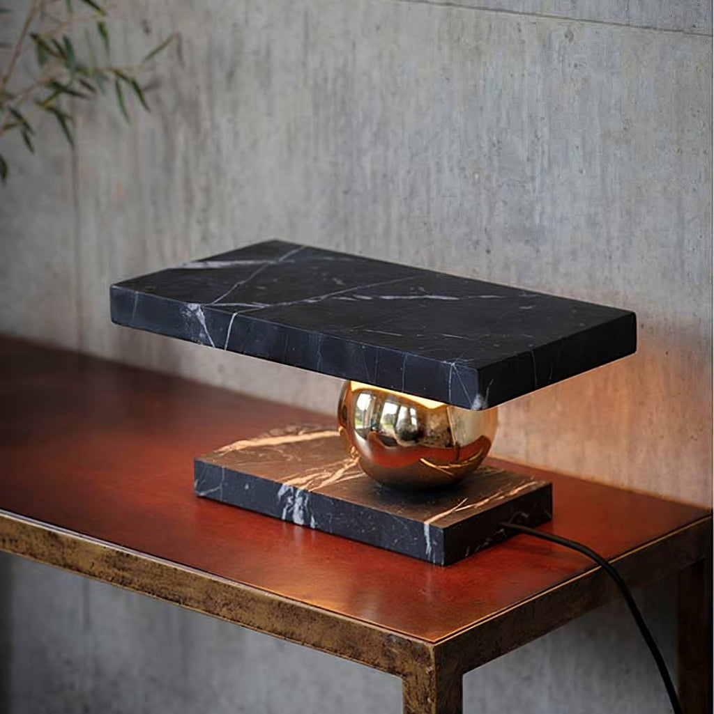 Elegant table lighting for living room and bedroom – Table lamp in marble