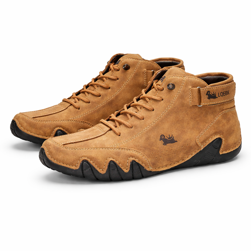 Non-slip barefoot shoes for natural walking – Leather shoes for men and women