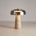 Natural table lighting for living room and bedroom – Table lamp in natural stone
