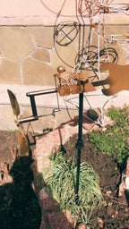 Animated Garden Decor for Outdoor Spaces – Metal Windmill Garden Ornament