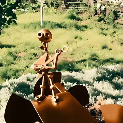 Animated Garden Decor for Outdoor Spaces – Metal Windmill Garden Ornament