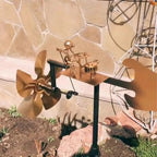 Animated Garden Decor for Outdoor Spaces – Metal Windmill Garden Ornament