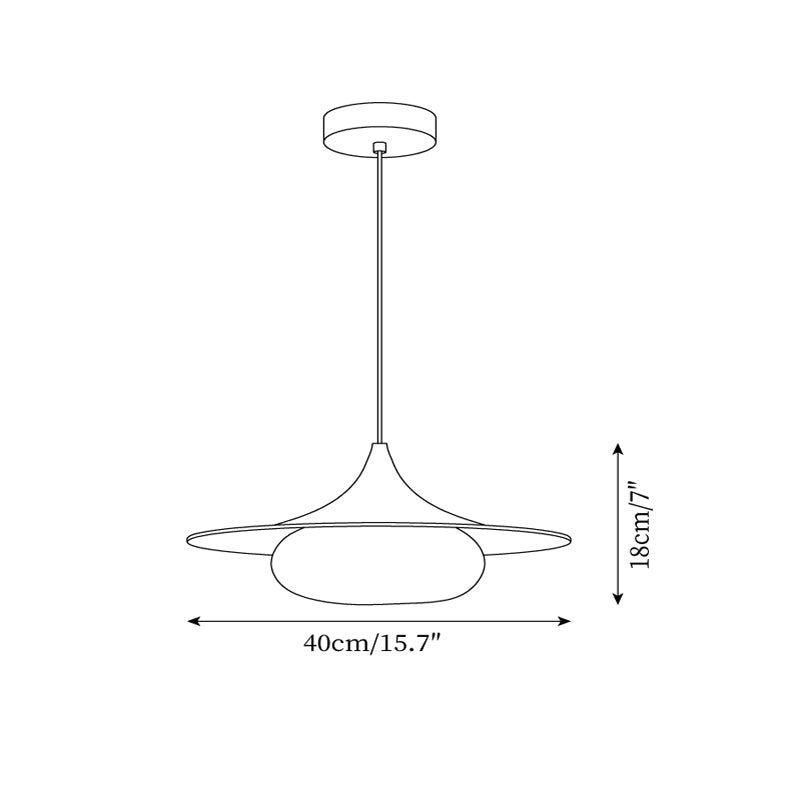 Japandi Pendellampe – Minimalistisk Design
