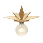 Star-shaped ceiling lamp for indoor use